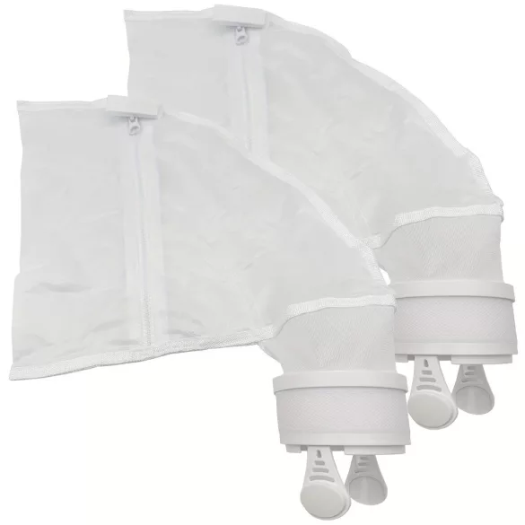 Universal Pool Cleaner Set mit Reißverschluss für Polaris 280, Robuste Nylon-Netzbeutel mit Befestigungsriemen (2 Stk.)