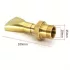 2 Stk. bronzene Düsen für Springbrunnen und Teich – Verstellbar, ergonomisches Design, Wassersprühkopf aus Metall