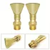 2 Stk. bronzene Düsen für Springbrunnen und Teich – Verstellbar, ergonomisches Design, Wassersprühkopf aus Metall