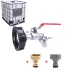 IBC Wassertankadapter mit Sprühkopf – 1/2” und 3/4” Schlauchanschluss