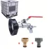 IBC Wassertankadapter mit Sprühkopf – 1/2” und 3/4” Schlauchanschluss
