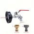 IBC Wassertankadapter mit Sprühkopf – 1/2” und 3/4” Schlauchanschluss