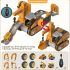 4-in-1 Ingenieurfahrzeugmodell-Set – Rutschbahn-Bagger, Zusammenbaubar, in Aufbewahrungsbox