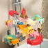 Interaktives Wasserspielset mit Dinosaurierbahnen, Rutschen und Bausteinen