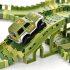 120-tlg. Dinosaurier-Rennbahn-Spiel Elektrische Autorennbahn-Set für Jungen
