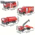 4er Set LKW und Feuerwehrauto