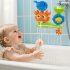 Interaktives Saugnapf-Badeset mit drehbarem Wasserrad und Spritzfunktion