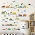 Auto Kinder Wandsticker 30x90cm