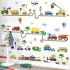 Auto Kinder Wandsticker 30x90cm
