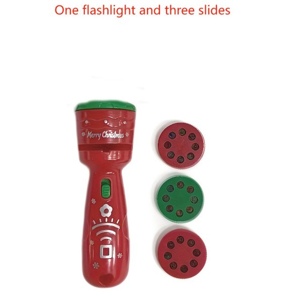 Weihnachtliche Kinder Elektronikprojektor Taschenlampe mit 24 Motiven