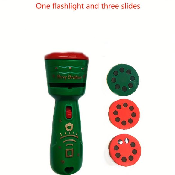 Weihnachtliche Kinder Elektronikprojektor Taschenlampe mit 24 Motiven