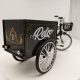 Retro Alloy Classic Dreirad Detailliertes Vergoldetes Modell