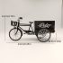 Retro Alloy Classic Dreirad Detailliertes Vergoldetes Modell