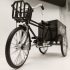 Retro Alloy Classic Dreirad Detailliertes Vergoldetes Modell