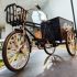 Retro Alloy Classic Dreirad Detailliertes Vergoldetes Modell