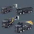 1 Stück NILX MAX Spielzeug-LKW-Set