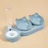 Katzennapf-Set mit automatischem Wasserspender