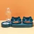 Katzennapf-Set mit automatischem Wasserspender