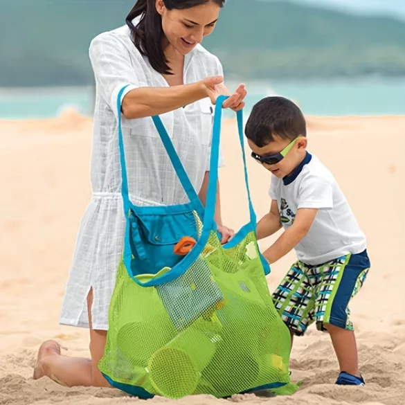 Große Netz-Strandtasche