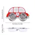 Geteiltes Kindertellerset mit Auto-Design