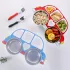Geteiltes Kindertellerset mit Auto-Design