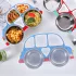 Geteiltes Kindertellerset mit Auto-Design