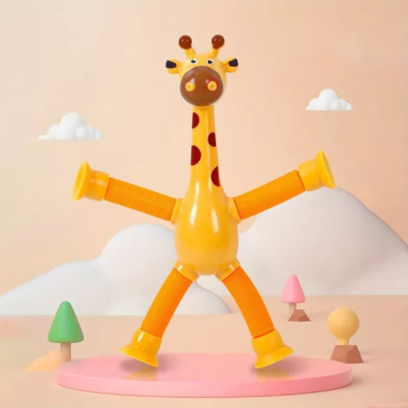 Teleskop-Bein-Giraffe Spielzeug mit Saugnäpfen