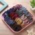 50-teiliges Set bunte Haargummis