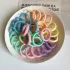 50-teiliges Set bunte Haargummis
