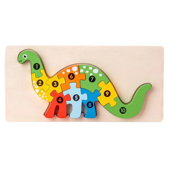 3D Montessori Holzpuzzle-Spiel