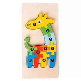3D Montessori Holzpuzzle-Spiel
