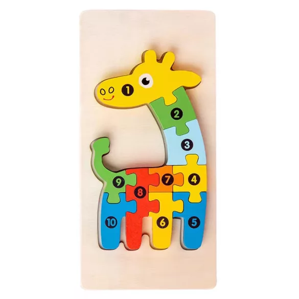 3D Montessori Holzpuzzle-Spiel
