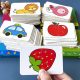 16-teiliges Montessori-Puzzle-Kartenspiel