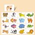 16-teiliges Montessori-Puzzle-Kartenspiel