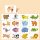 16-teiliges Montessori-Puzzle-Kartenspiel