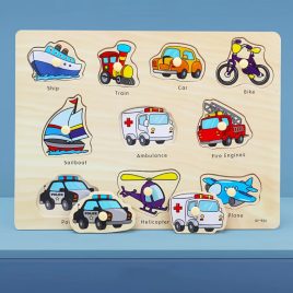 Montessori entwickelndes Holzpuzzle-Spiel