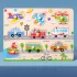 Montessori entwickelndes Holzpuzzle-Spiel