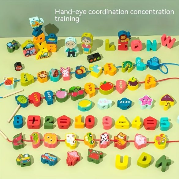 Holzperlen-Bastelset