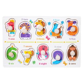 Holzpuzzle-Spiel für die Entwicklung