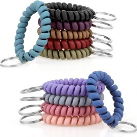 Spiralförmiger Schlüsselanhänger fürs Handgelenk