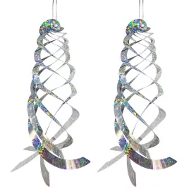 2 Stück Vogelabwehr Reflektorspirale