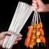 10 Stück wiederverwendbare Edelstahl-BBQ-Spieße