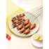 10 Stück wiederverwendbare Edelstahl-BBQ-Spieße