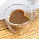 Doppelwandiges Herz-Glas 180 ml