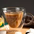 Doppelwandiges Herz-Glas 180 ml