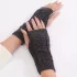 Gestrickte Fingerlose Kurz-Handschuhe