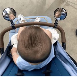 2x Kinderwagen Rückspiegel