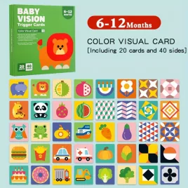 Bunte Babykarten