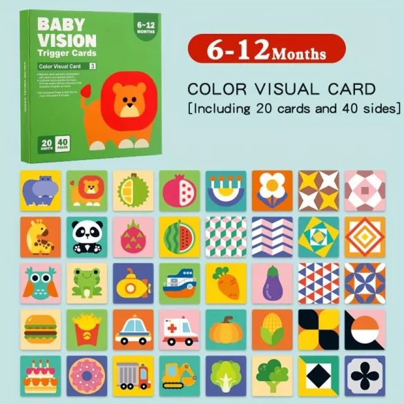 Bunte Babykarten
