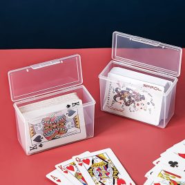 2 Stk. Transparente Kartenbox